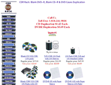 Tablet Screenshot of cdrrack.com